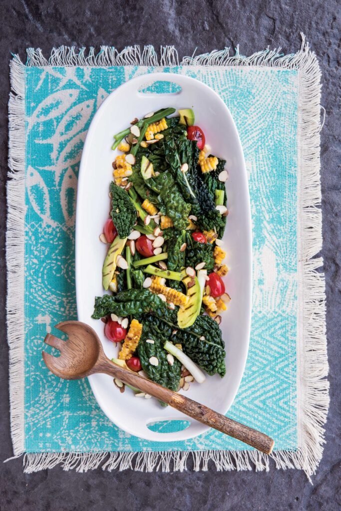 Grilled Kale Salad