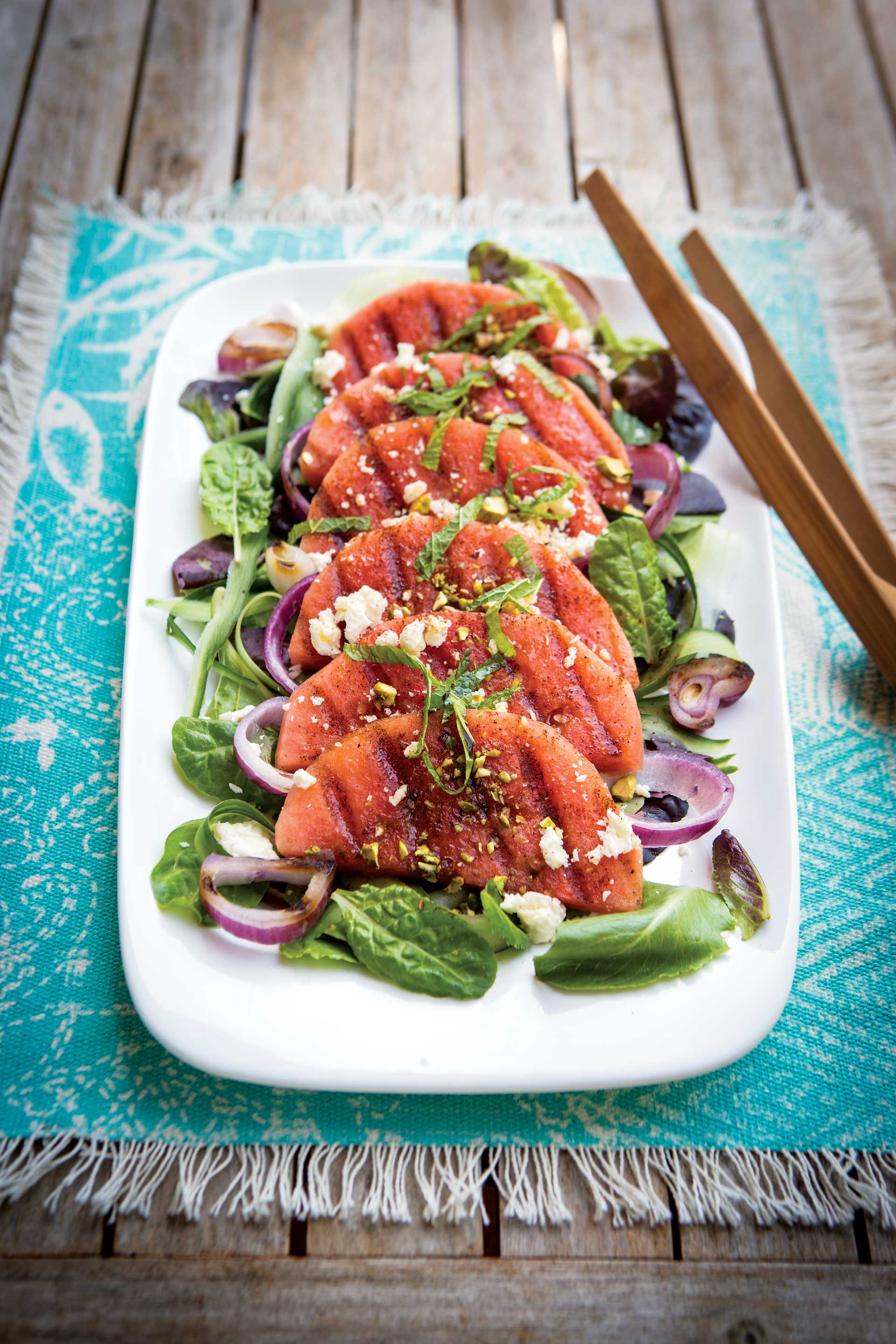 Grilled Watermelon Salad