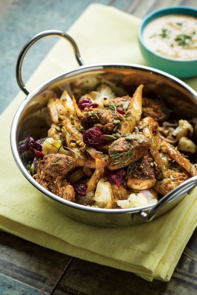 Cauliflower & Chicken Hash