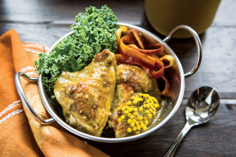 Chicken with Fruity Curry Sauce