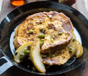 Sourdough Applesauce French Toast