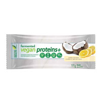 fermented vegan proteins+ lemon coconut bars
