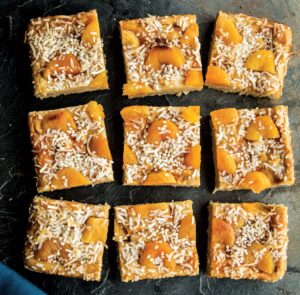 Sesame Apricot Blondies