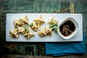 Chicken and Prawn Sesame Wontons