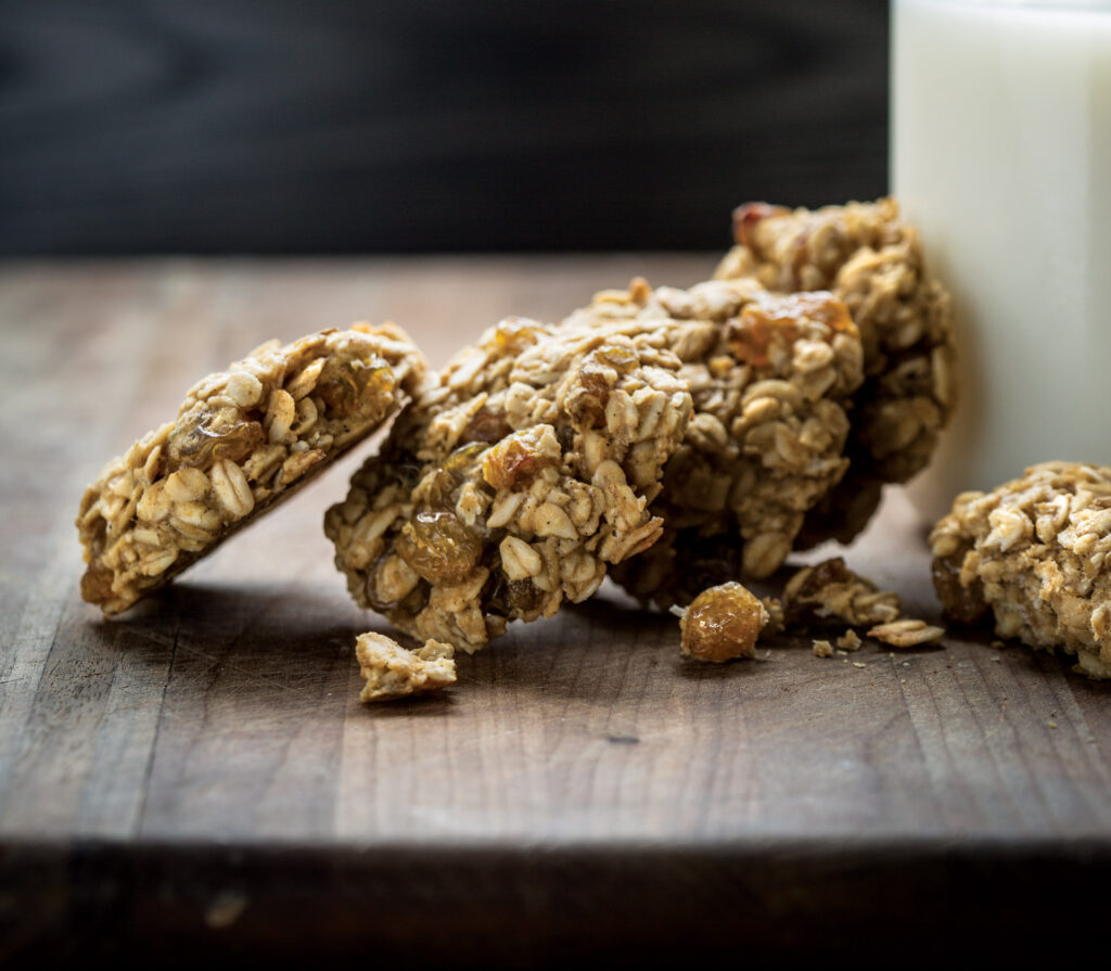 Cardamom and Golden Raisin Spelt Cookies