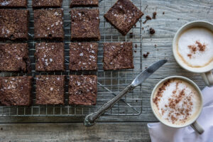 Flourless Sea Salt Chocolate Squares