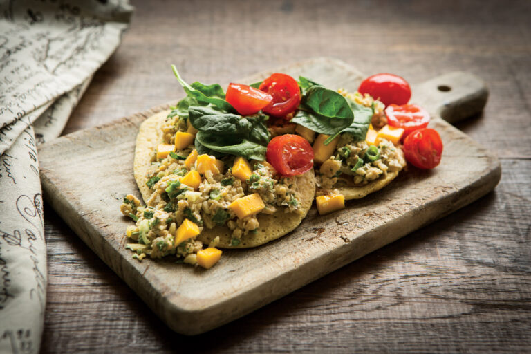 Masala Chickpea Mango Sandwich