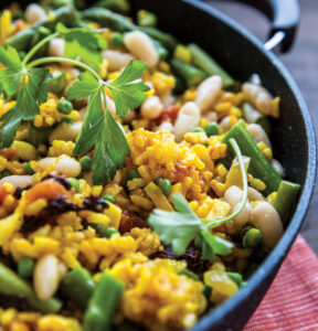 Spring Vegetable Paella