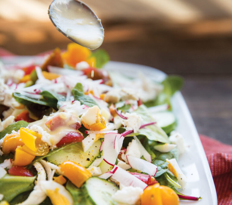 Cedar Plank Smoked Salmon Cobb Salad