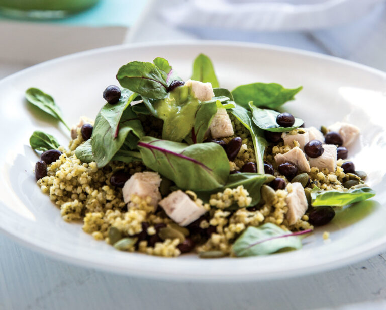 Chicken Millet Bowls with Green Goddess Sauce
