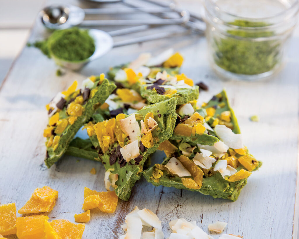 Matcha Chocolate Bark