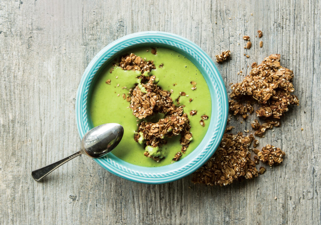 Super-Seed Green Smoothie Bowl