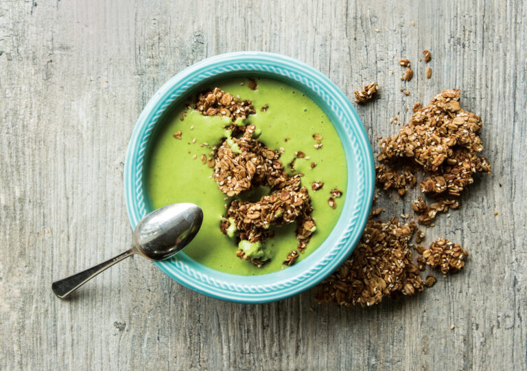 Super-Seed Green Smoothie Bowl