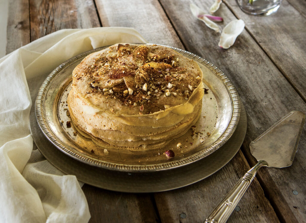 Apple Pie Crepe Cake