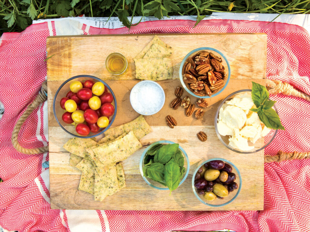 Portable Mini Caprese Salad