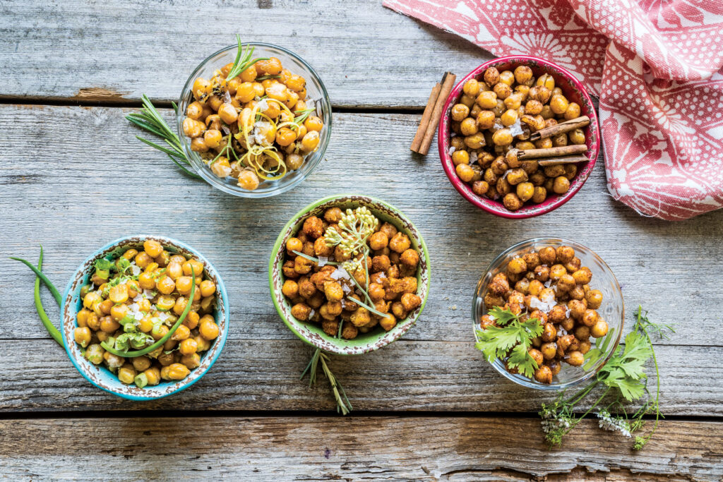 Roasted Chickpeas Five Ways