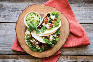 Walking Vegetarian Tacos