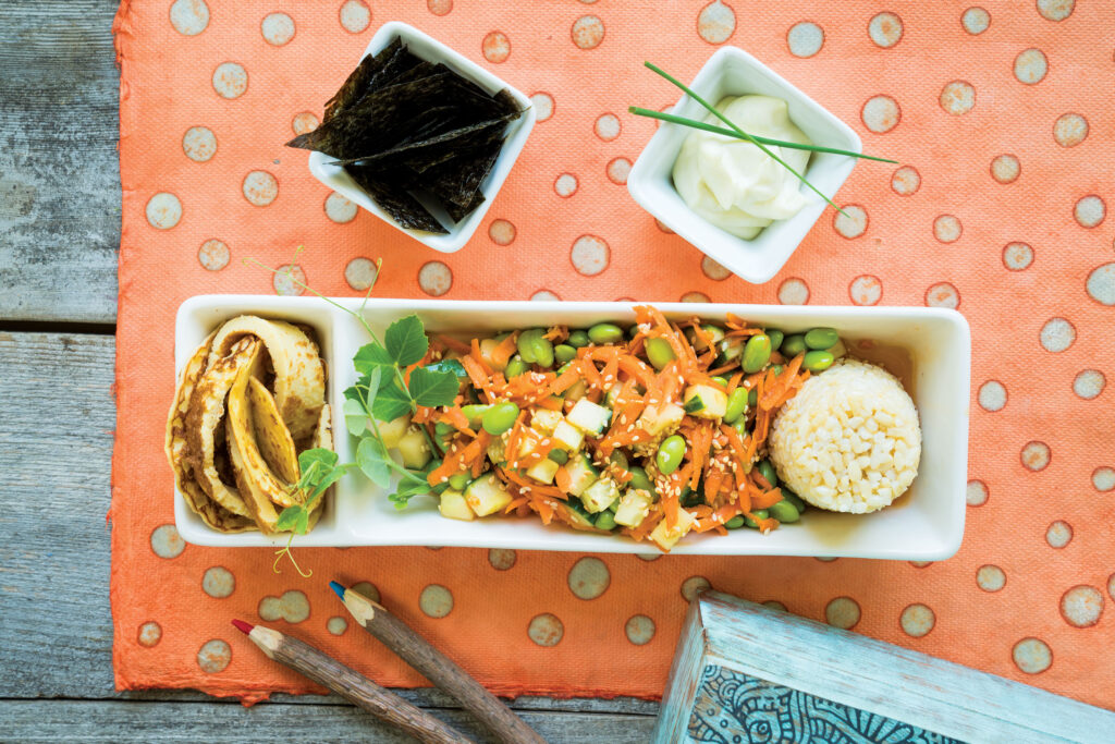 Socca "Tamago" Sushi Bento Box