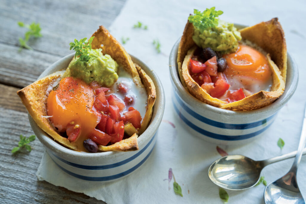 Socca Huevos Rancheros Verde