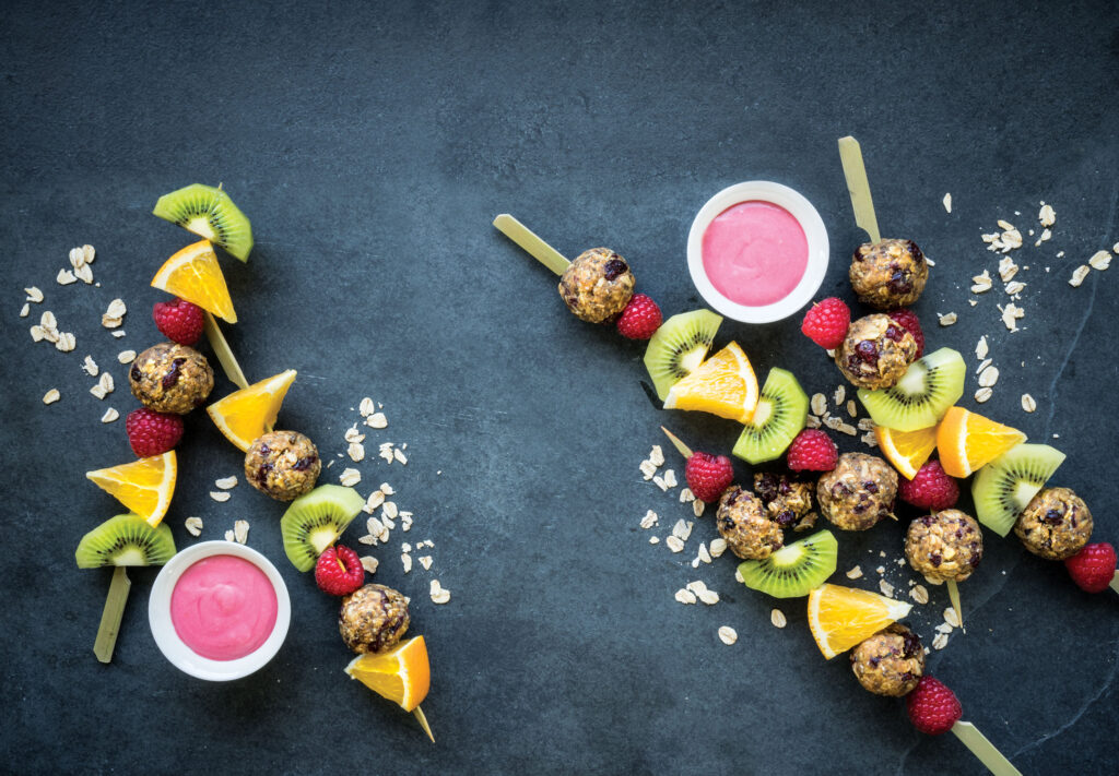 Oatmeal Breakfast Kebabs