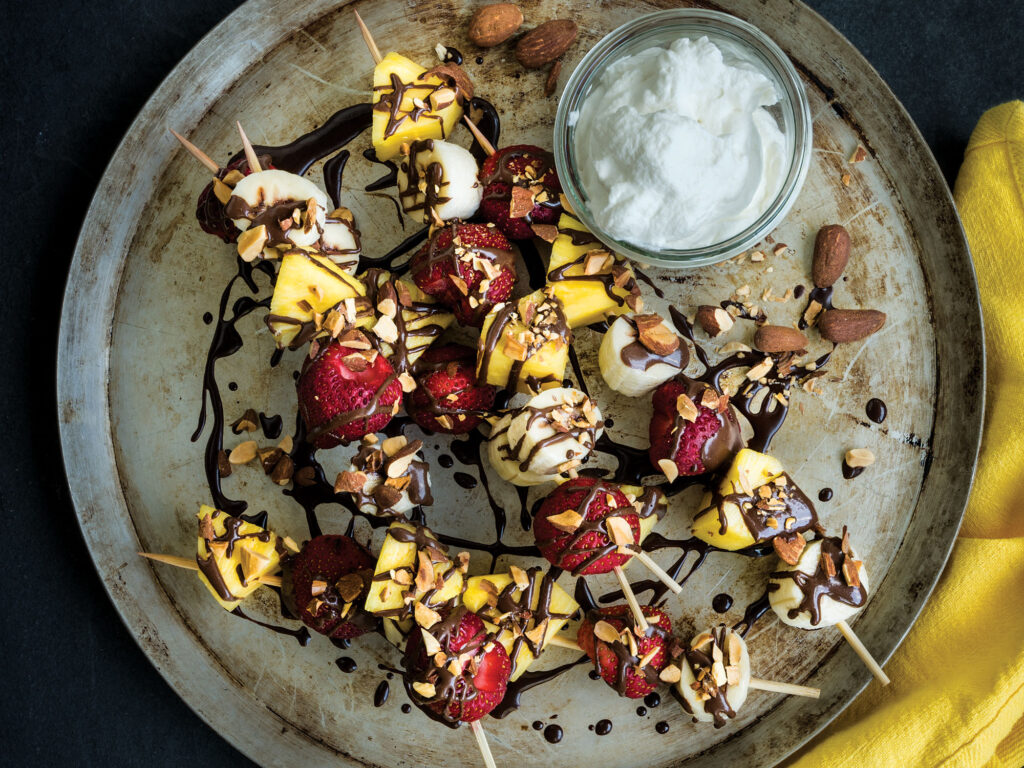 Banana Split on a Stick