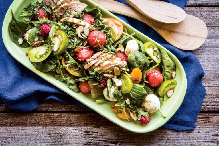 Berry Melon Chicken Salad