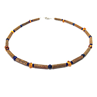 Baltic Amber and Hazelwood Teething Necklace