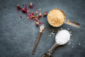 Sweet Cardamom Rose Salt