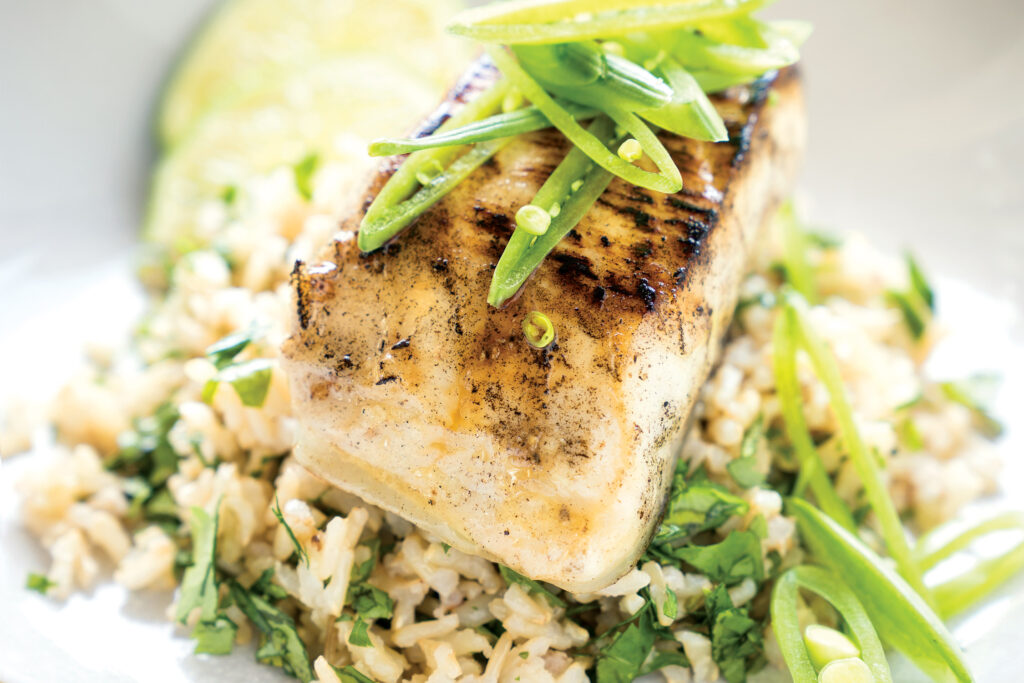 Tamarind and Coconut Sturgeon