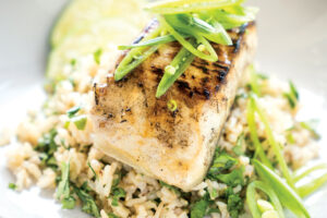 Tamarind and Coconut Sturgeon