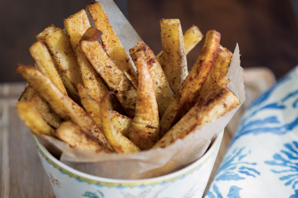 Moroccan-Spiced Parsnip Fries