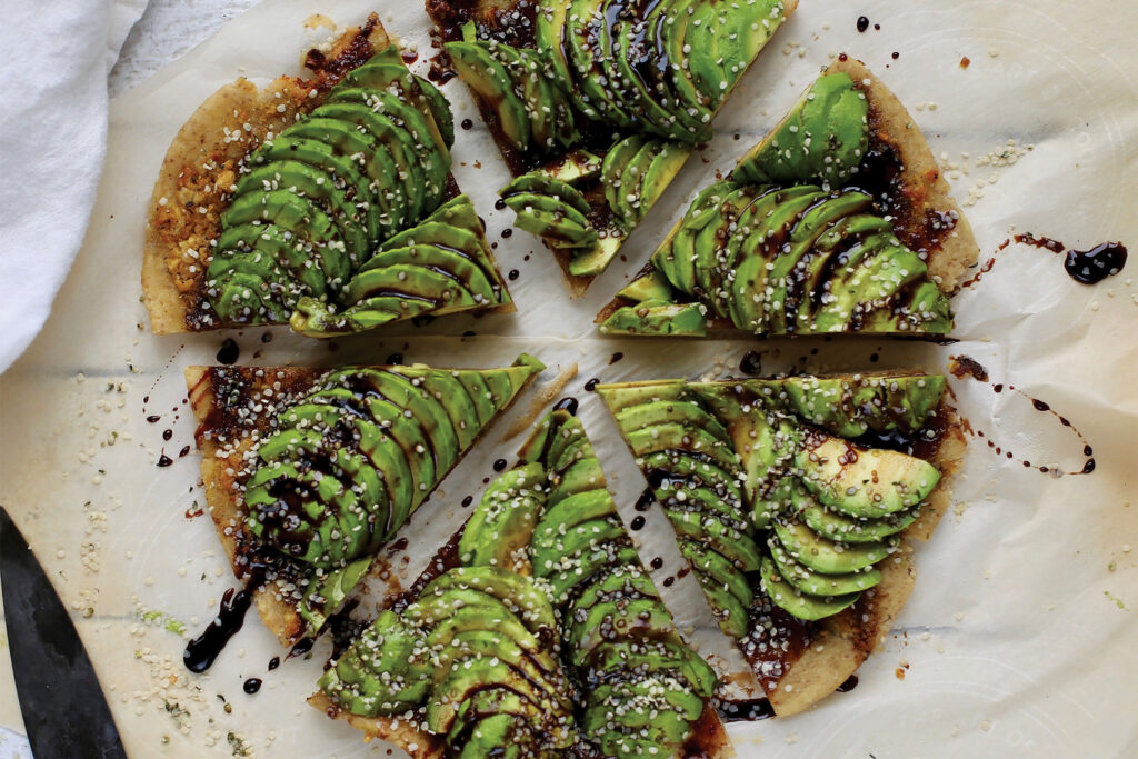 Avocado Flatbread Appetizer