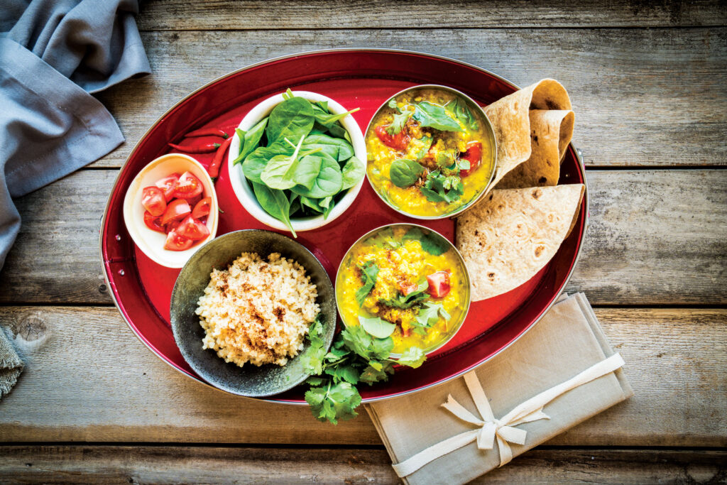 Moong Dal with Red Hot Tadka