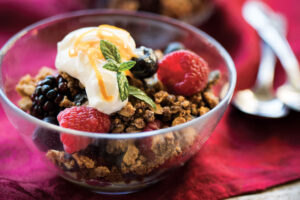 No-Bake Orange Berry Crumble