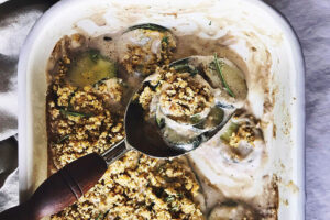 Creamy Zucchini and Walnut Gratin