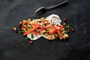 Halloumi Eggplant Stir-Fry