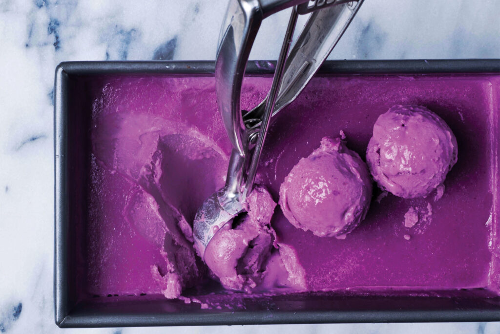 Purple Sweet Potato Ice Cream