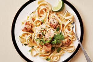 Sriracha Tempeh Alfredo