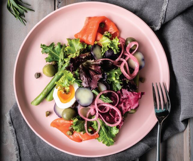 Nouveau Niçoise with Smoked Salmon, Jammy Eggs, and Brilliant Potatoes