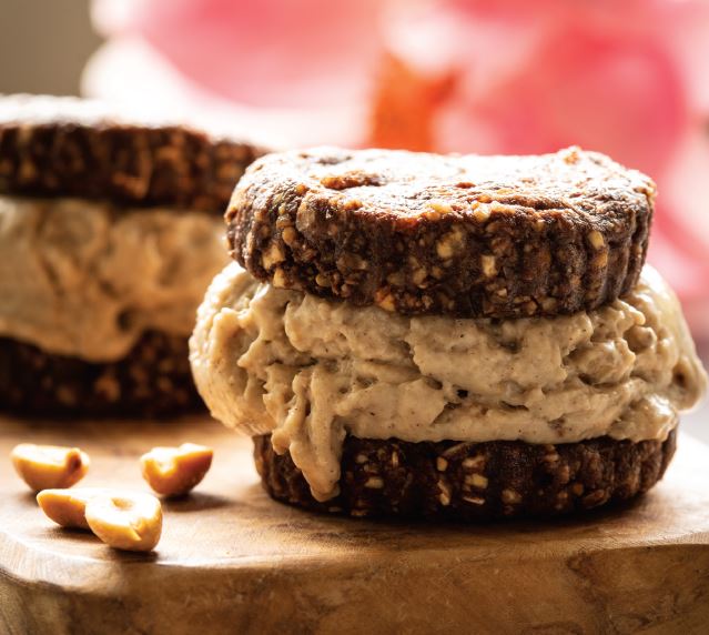PB Ice Cream Sandwiches