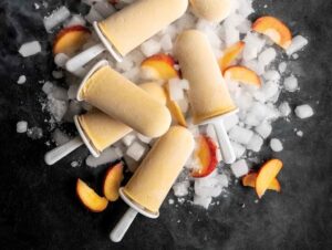 Peach Cheesecake Pops