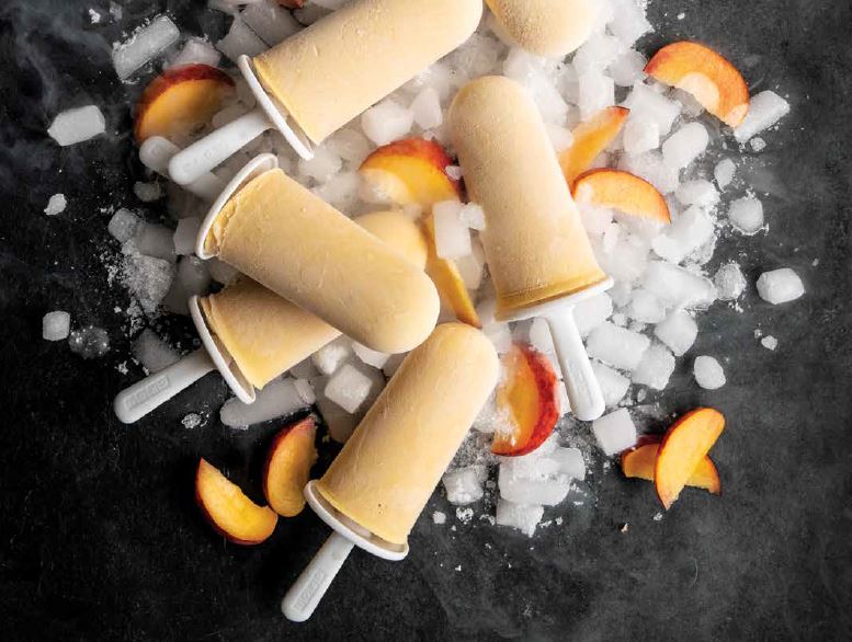Peach Cheesecake Pops