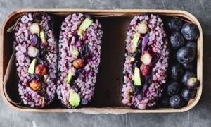 Lilac Rice