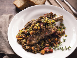 Cozy Lamb and Lentils with Gremolata