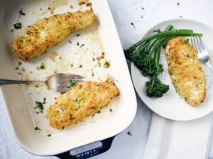 Crispy Panko Hemp Halibut