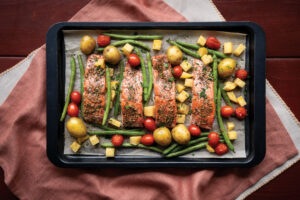 Sheet Pan Za’atar Spiced Salmon
