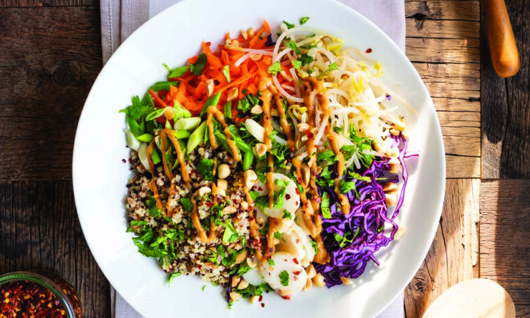 Winter Grains Thai Salad