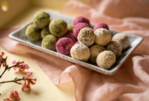 Dark Chocolate Mushroom Bliss Balls 