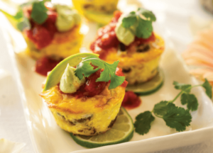 Huevos Rancheros Egg Cakes
