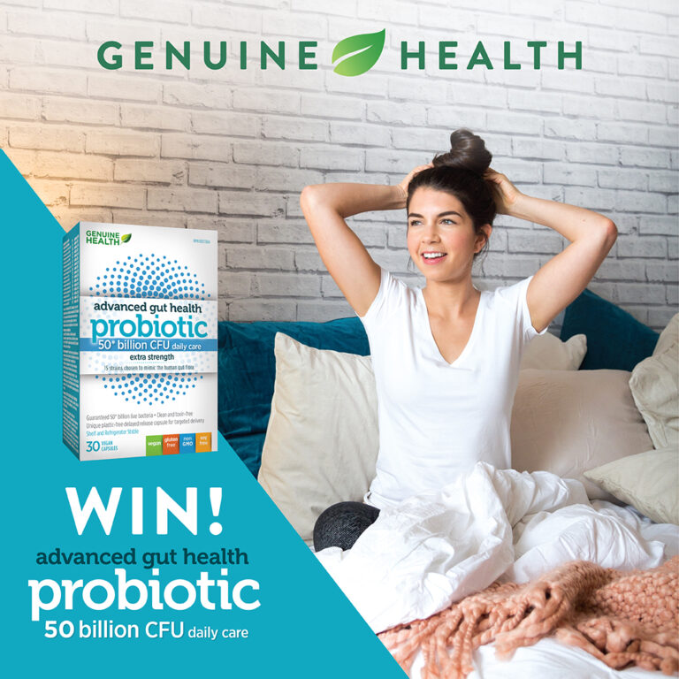 5 Lucky Winners Will WIN advanced gut health probiotic 50 billion By Genuine Health!
